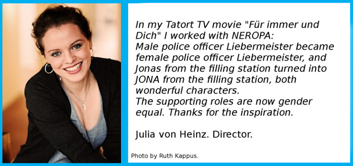 Regisseurin Julia von Heinz zu NEROPA.